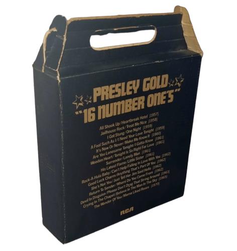 Elvis Presley Presley Gold - 16 Number One's UK box set (438163)